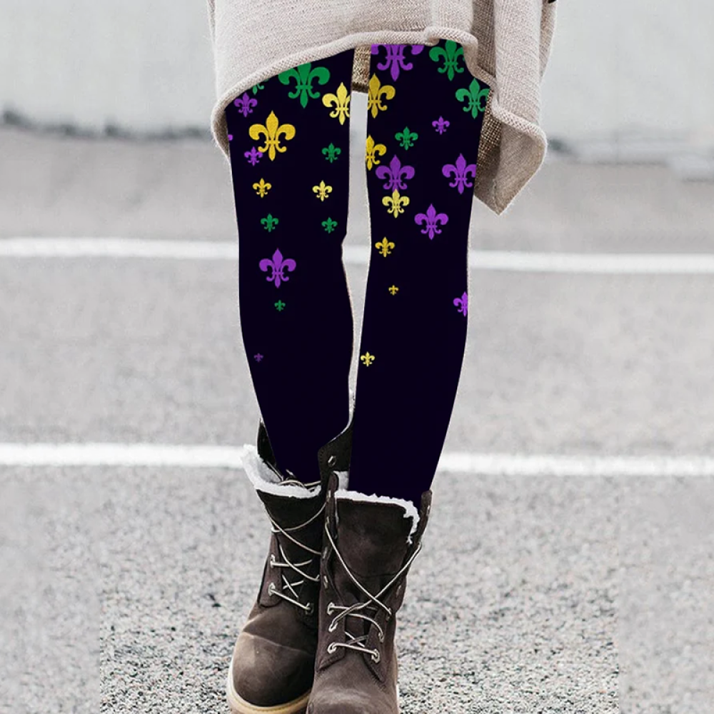 Women's Mardi Gras Leggings