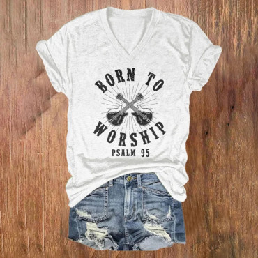 Casual Letters Print Comfy T-Shirt