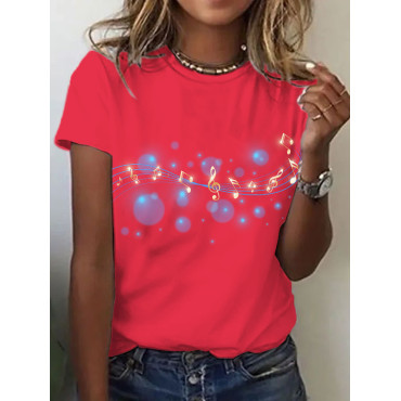 Golden Ornate Musical Staff Clef T Shirt