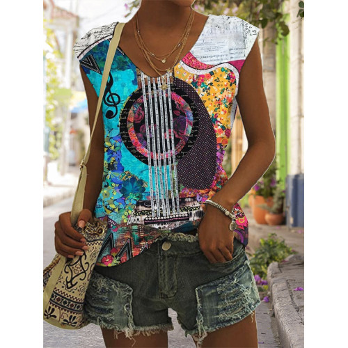 Guitar Inspired Music Lover Essential Tank Top