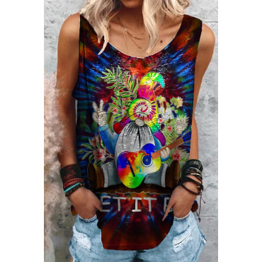 Hippie Dwarfs Music Tank Top