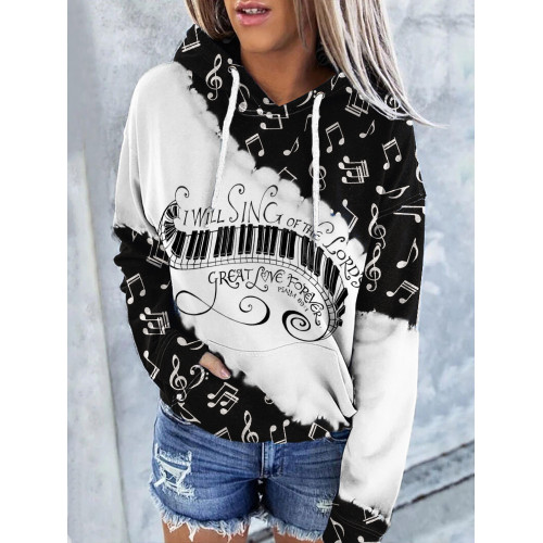 I Will Sing of the Lord's Great Love Forever Christian Hoodie