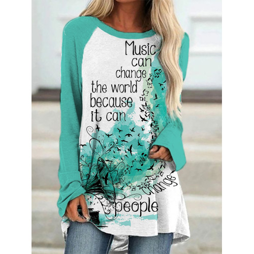 Music Can Change The World A Line T Shirt