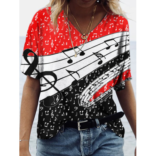 Musical Notes Inspired Music Lover Essential T Shirt