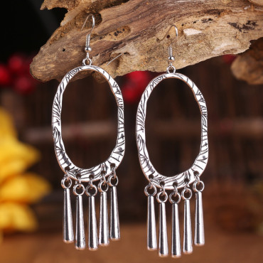 Vintage Ethnic Tassel Earrings