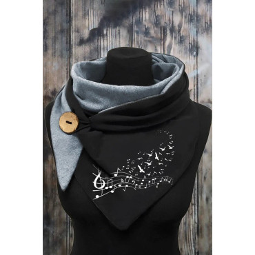Wind And Warm Music Symbol Triangle Scarf