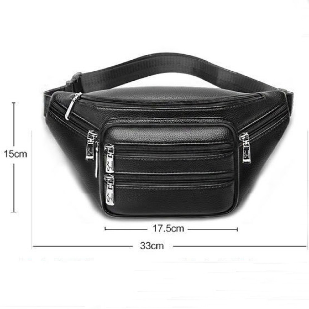 Fashion Faux Leather Waterproof Waist Bag