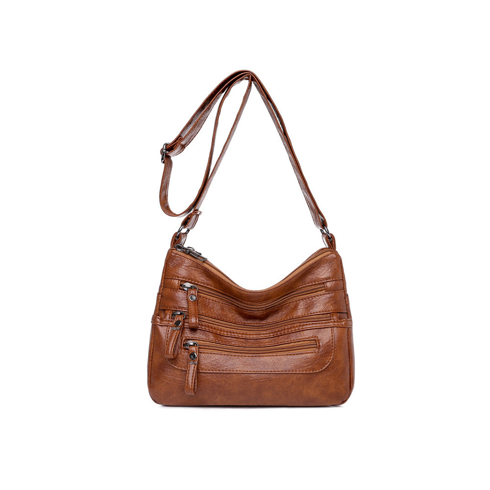 Fashion Multi Layer Zipper Handbags