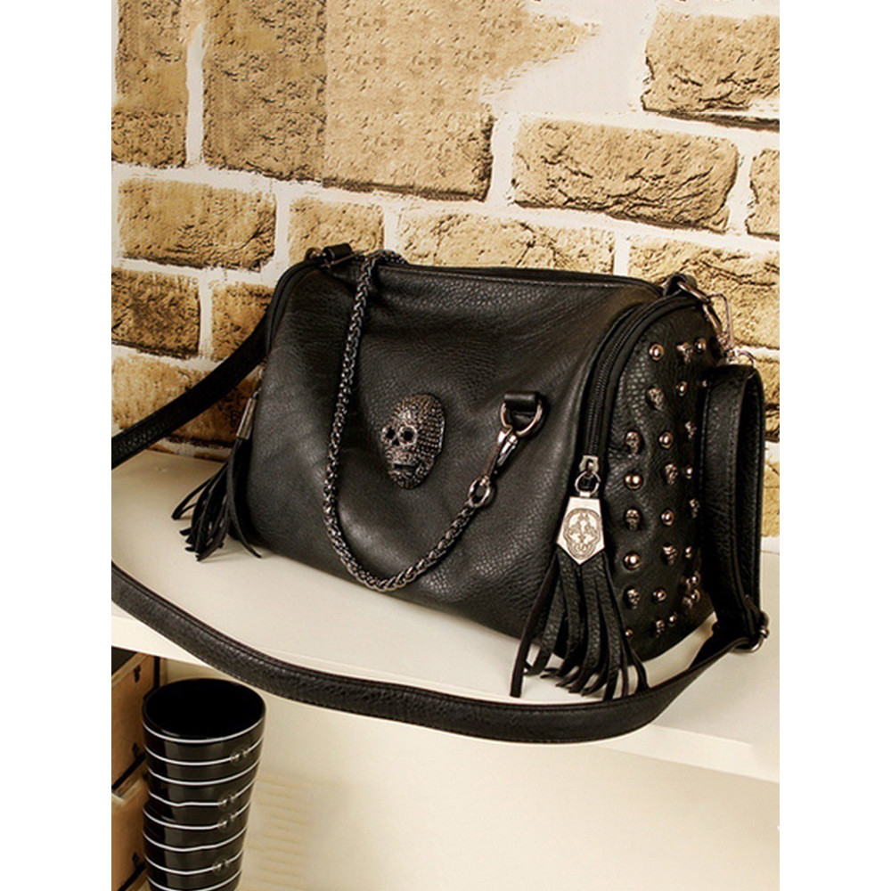 Fashion Punk Skull Messenger Bag