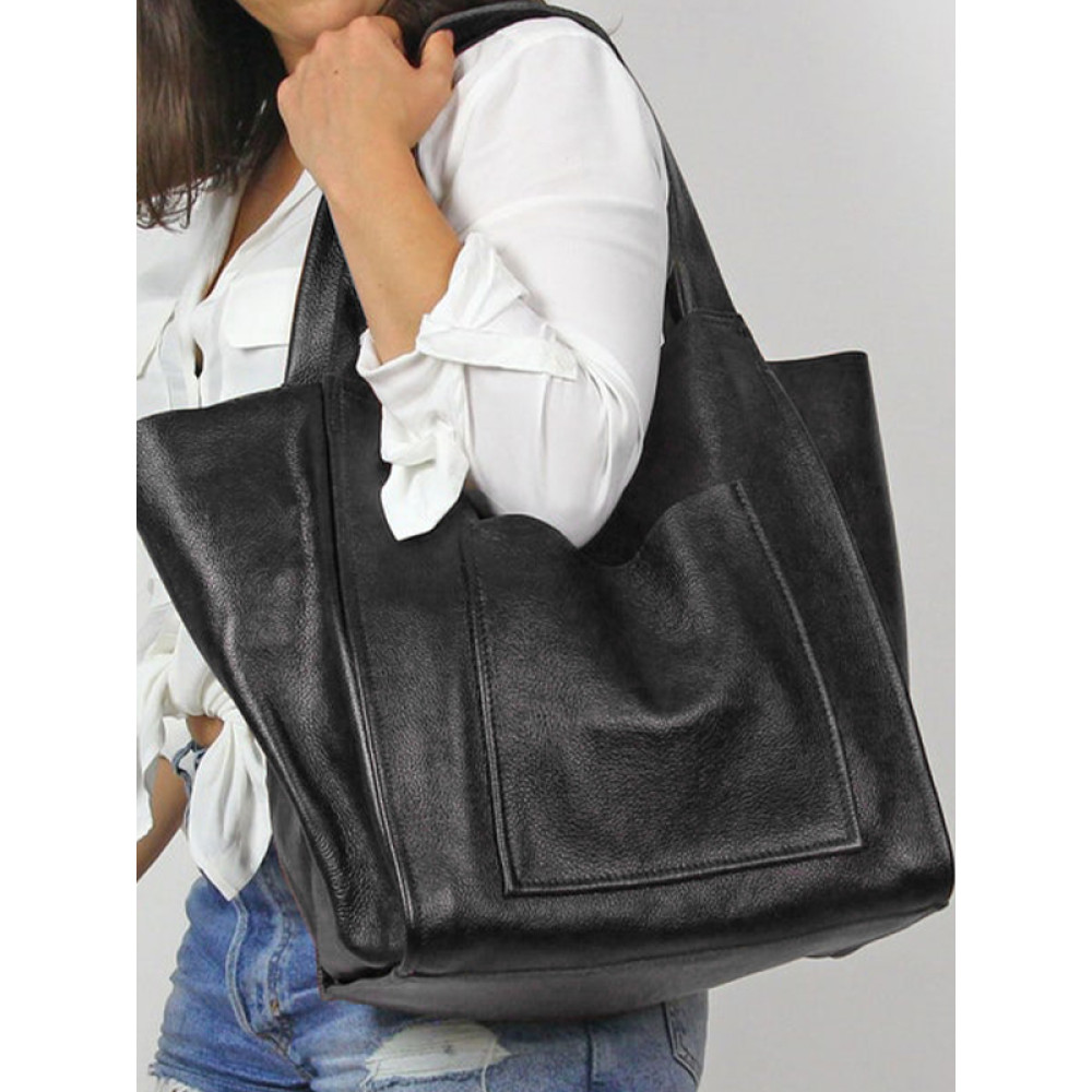 Leather Large Work Bag Campus Bag