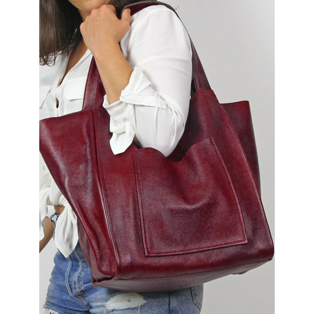Leather Large Work Bag Campus Bag