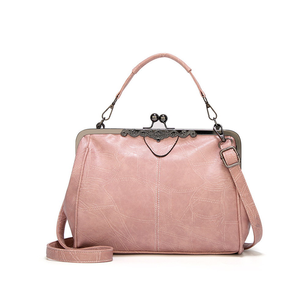 Retro Elegant Solid Color Handbags