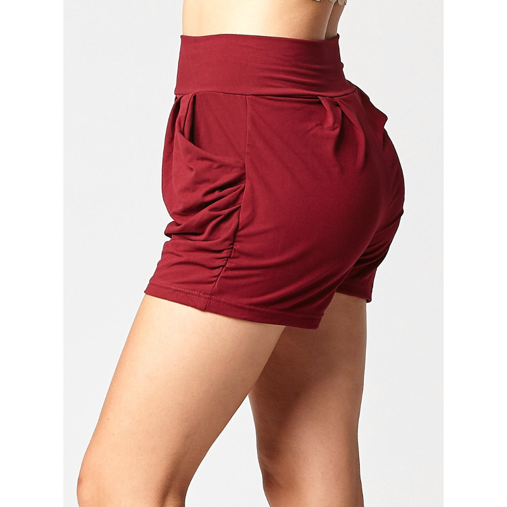 Pleated Ultra Soft Comfy Harem Shorts