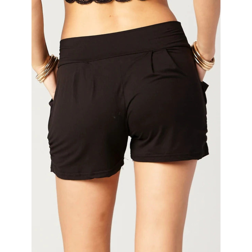 Pleated Ultra Soft Comfy Harem Shorts