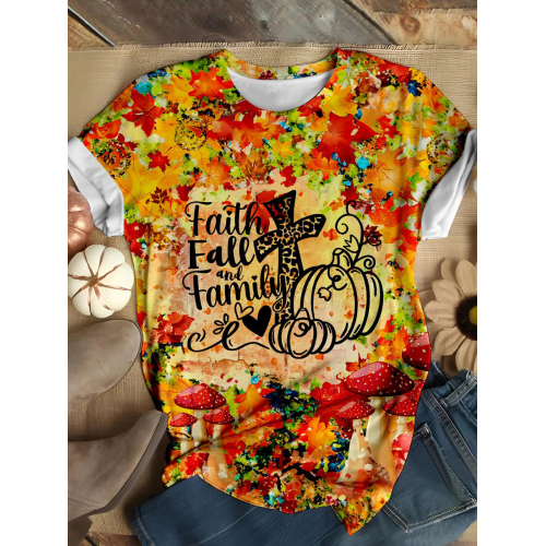 Fall Fate Family Casual T-Shirt