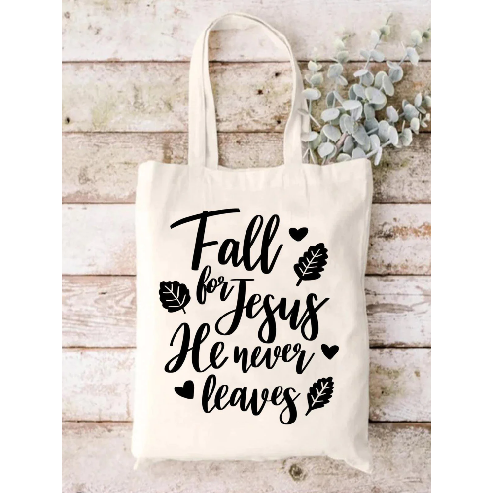 Fall For Jesus Shopping Tote Bag