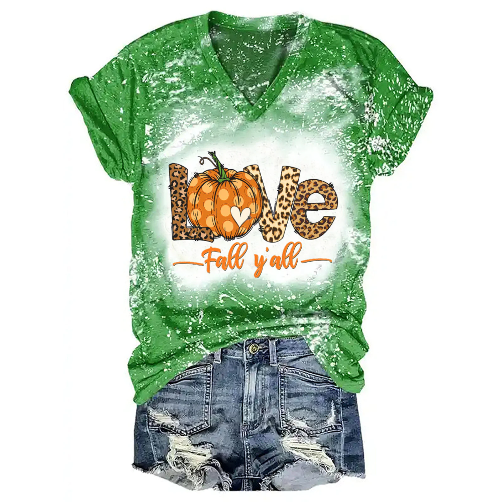 Love Fall Y'all Tie Dye Shirt
