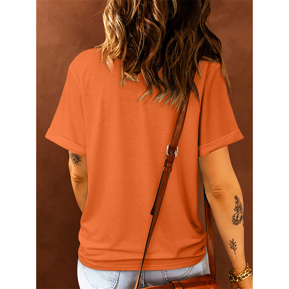 Orange Pliad Pumpkin Graphic Comfy T Shirt
