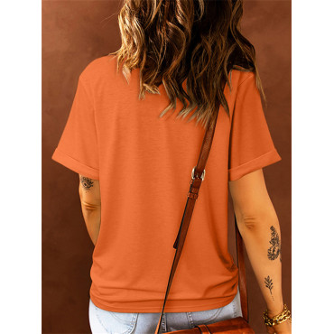 Orange Pliad Pumpkin Graphic Comfy T Shirt