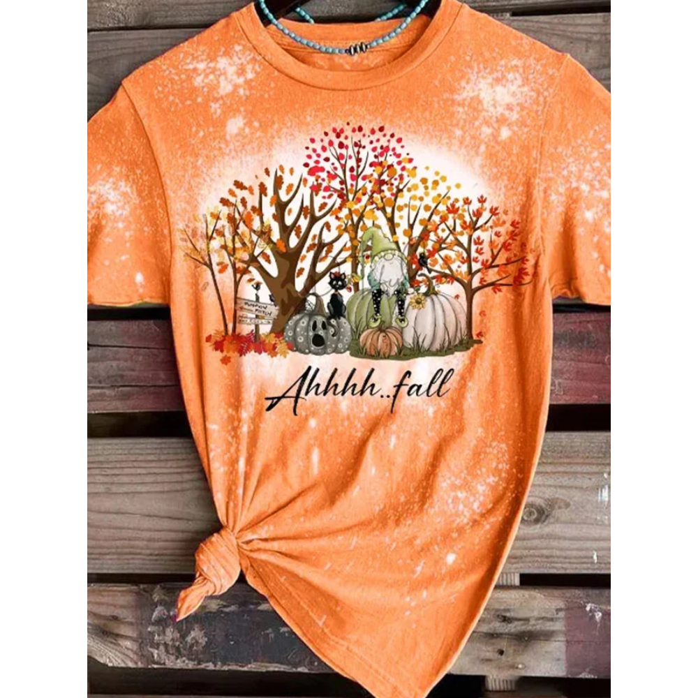 Thanksgiving Ladies Print T-Shirt