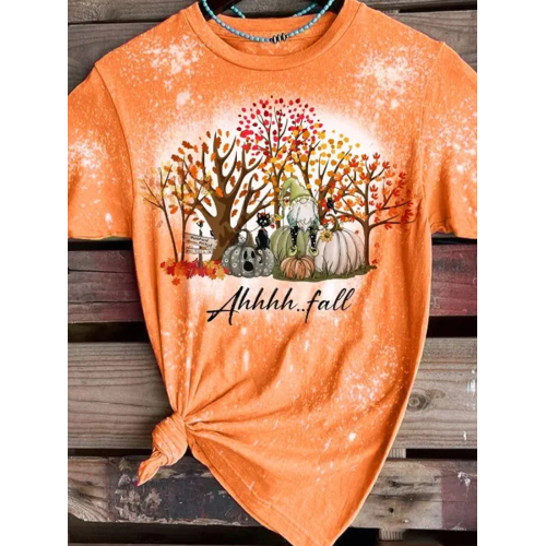 Thanksgiving Ladies Print T-Shirt
