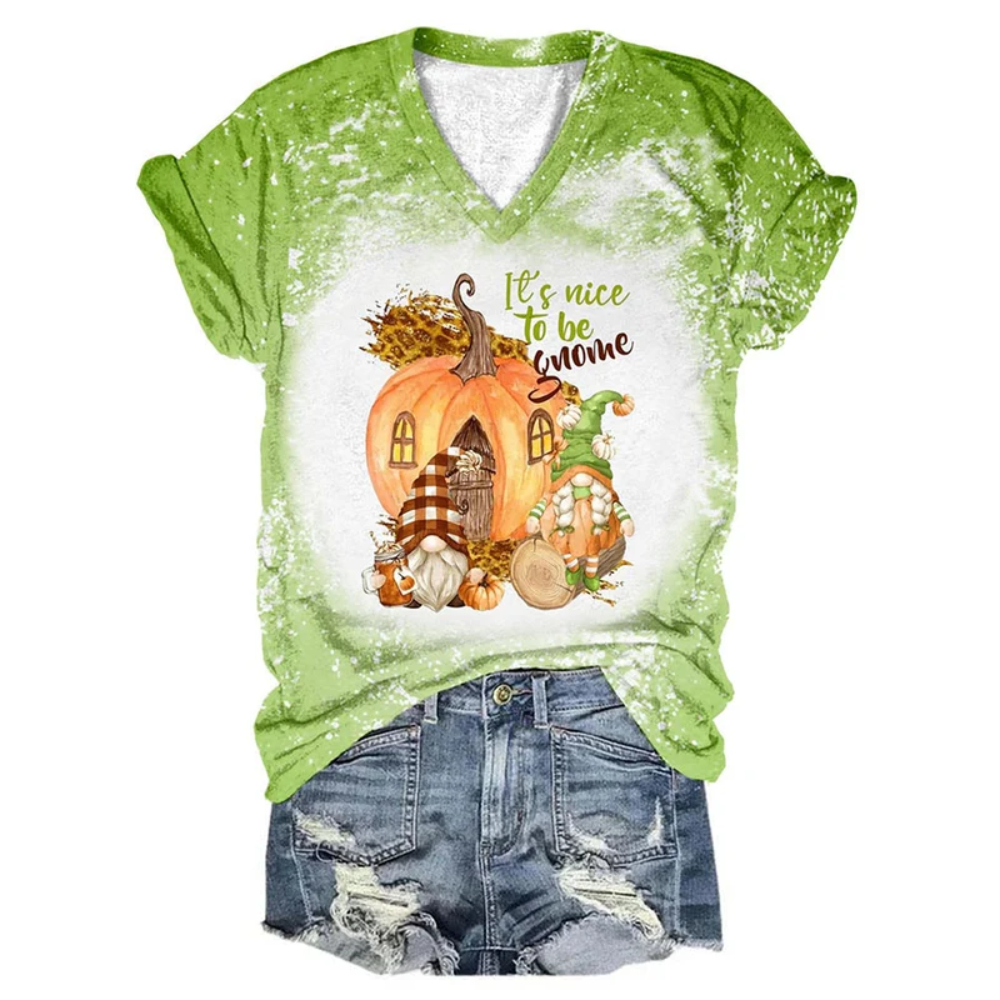 Women's Casual Printed Short Sleeve T-Shirt