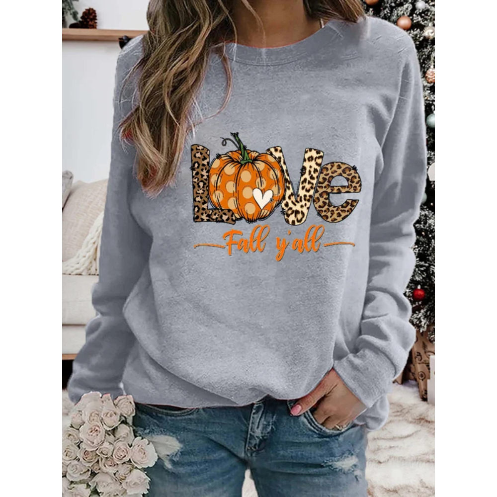 Women's IT'S FALL Y'ALL Print Sweatshirt