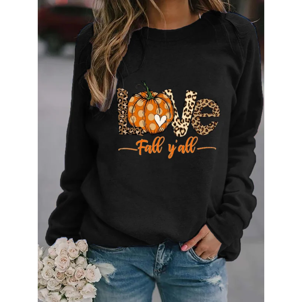 Women's IT'S FALL Y'ALL Print Sweatshirt