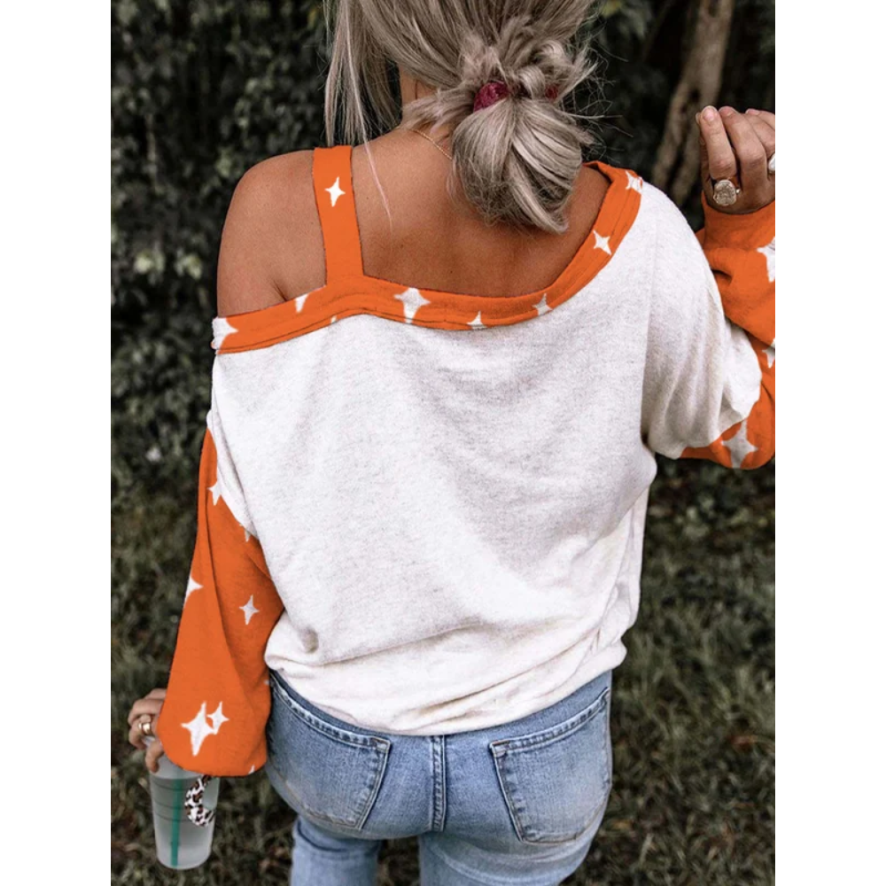 Women's Tis The Season Football Fall Drinking Maple Leaf Print One Shoulder Camisole Top