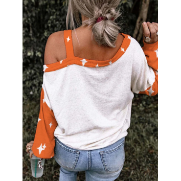 Women's Tis The Season Football Fall Drinking Maple Leaf Print One Shoulder Camisole Top