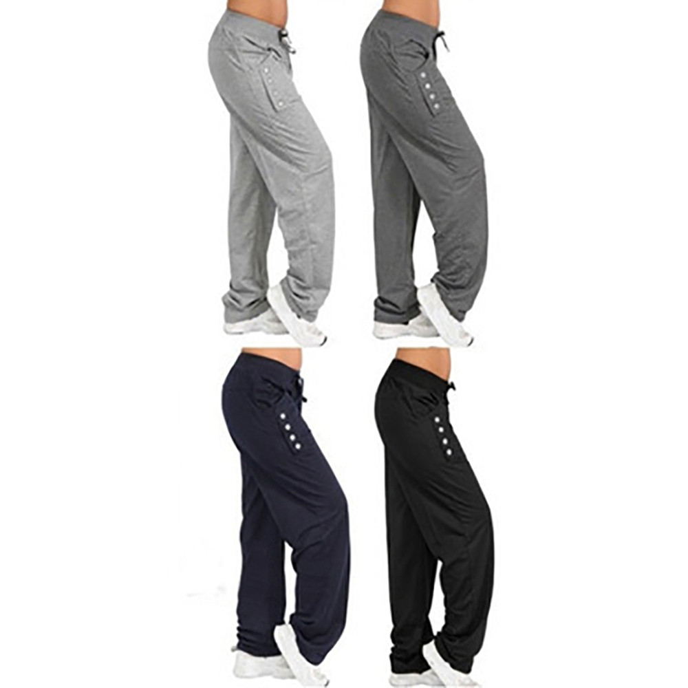 Fitness Running Training Yoga Long Sweat Pants